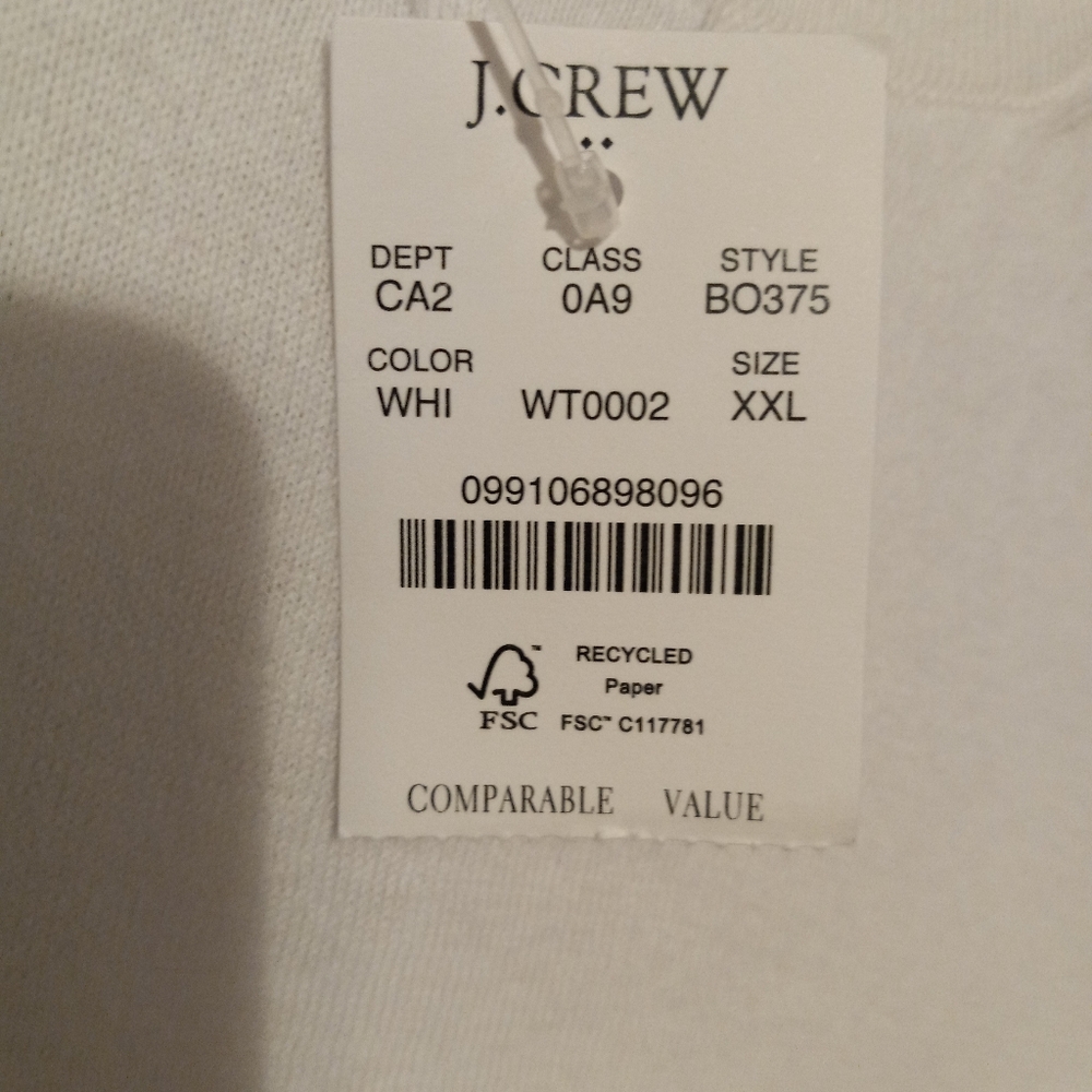 J.Crew XXL Cotton Sleeveless Pullover Light Sweater Top New - Picture 7 of 7